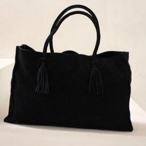 byJames Suede Tote